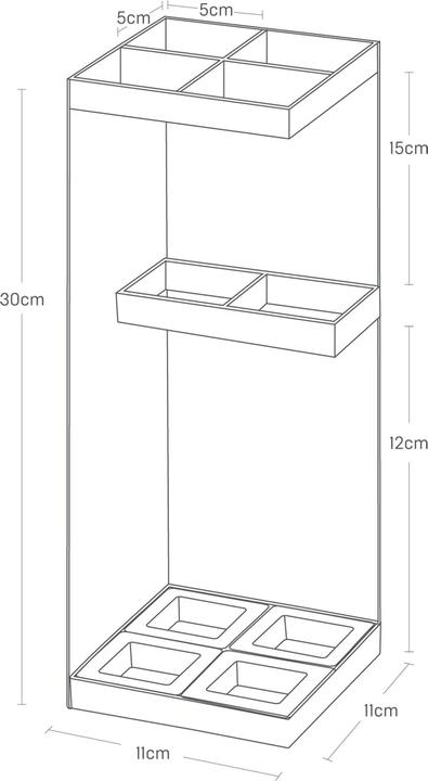 Productafbeelding Yamazaki SMART paraplubak (11 x 11 x 30 cm)