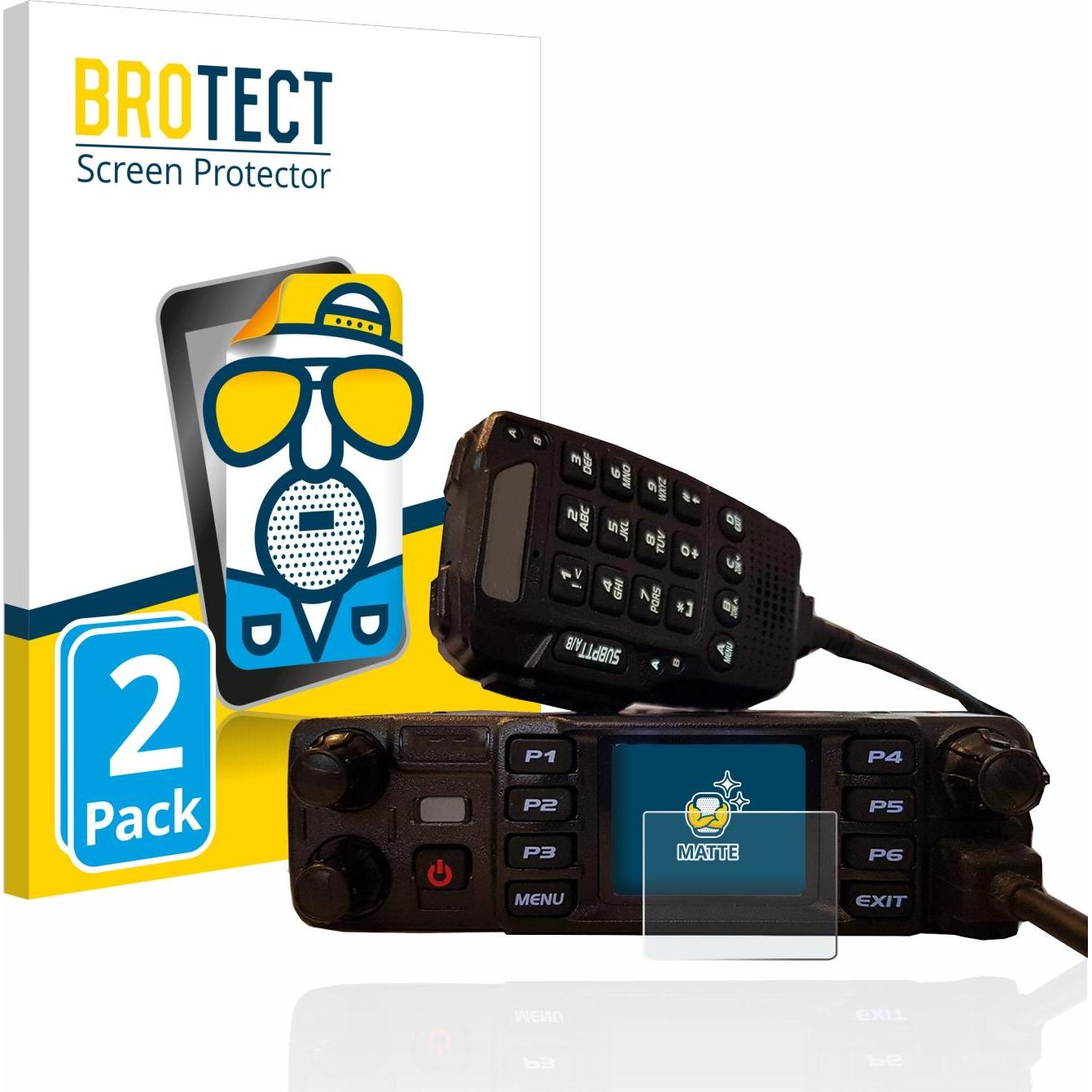 BROTECT Entspiegelungs-Schutzfolie Displayschutz Matt, Walkie-Talkie Zubehör