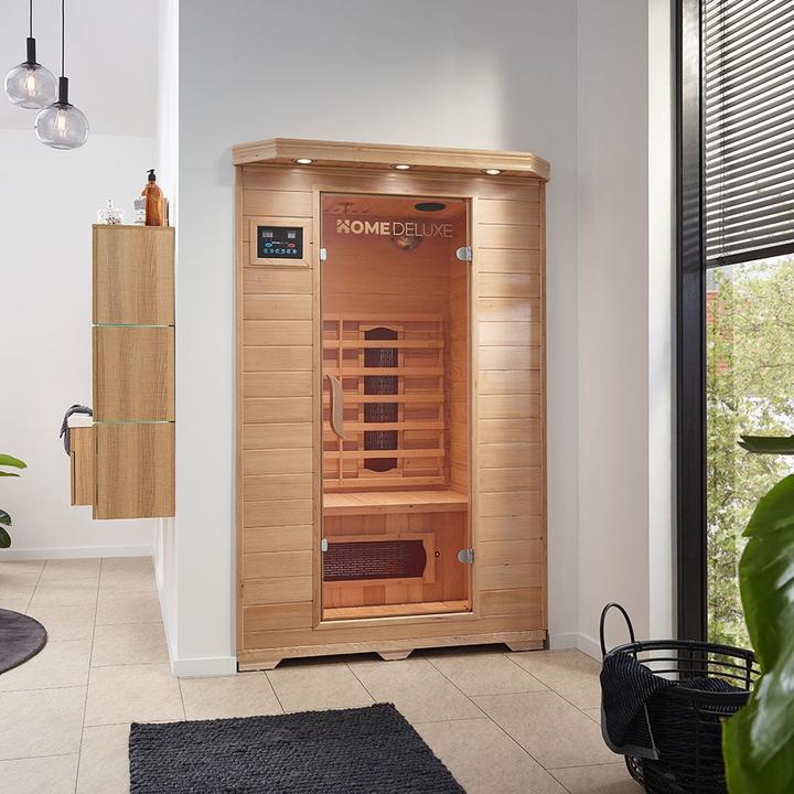 Produktbild Home Deluxe Infrarotkabine IKENNA M - 120x105cm für 2 Personen - Infarotkabine mit 1750 Watt