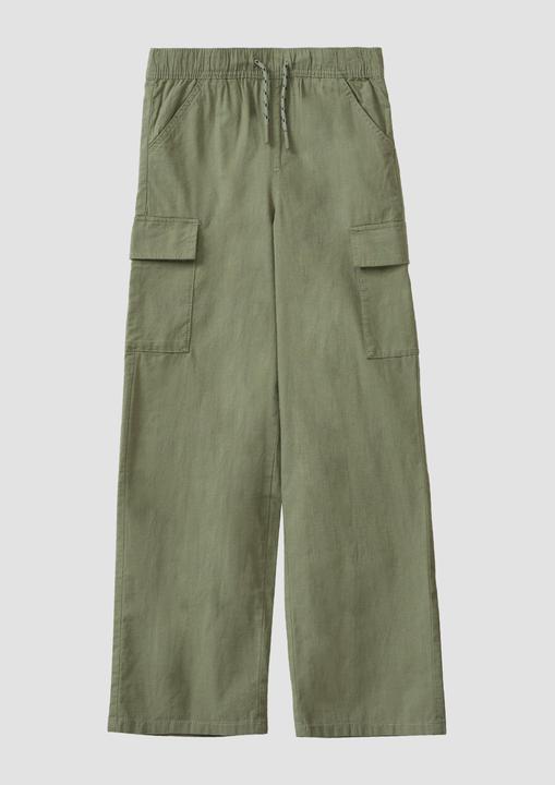 Actual product image S.Oliver Hose Baggy-Hose in Leinen-Optik im Relaxed Fit (164)