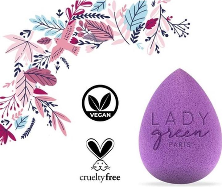 Actual product image Lady Green Make-up sponge Btl
