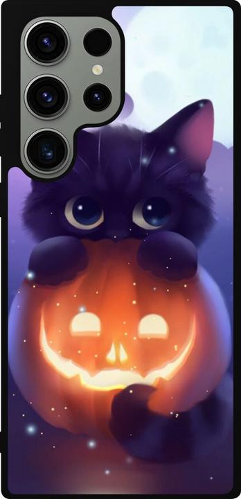 Produktbild PhoneLook Hülle Silikon schwarz Halloween 17 15 (Samsung Galaxy S23 Ultra)