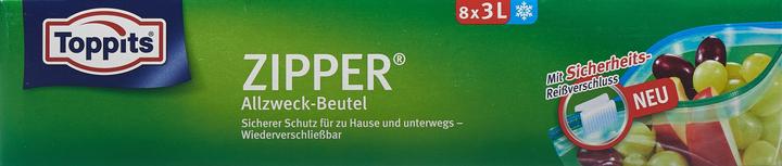 Produktbild Toppits Zipper 8 x 3L (8 x)