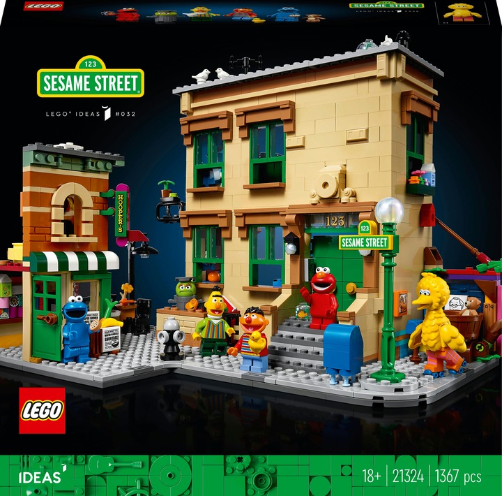 Actual product image LEGO 123 Sesame Street (21324, LEGO Ideas, LEGO Rare Sets)