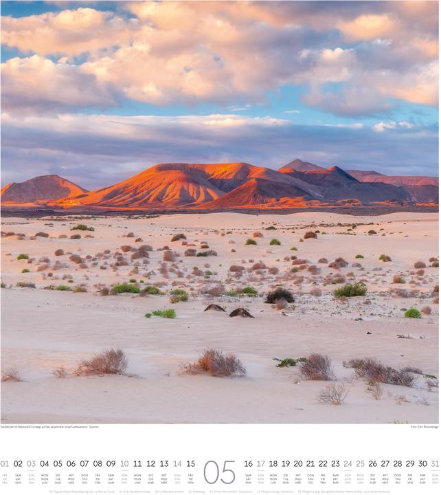 Image du produit Lichtblicke Kalender 2026 (48 x 54 cm, Couverture rigide, Allemand, Anglais, Français)