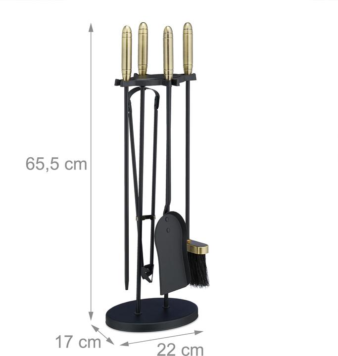 Immagine prodotto Relaxdays Accessori da Camino, 5 Pz.