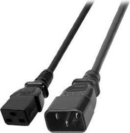 Produktbild EFB Elektronik EFB Kaltgeräteverl. C20 180°-C19 180°,sw,5.0m,3x1.50mm (5 m, C19, C20)