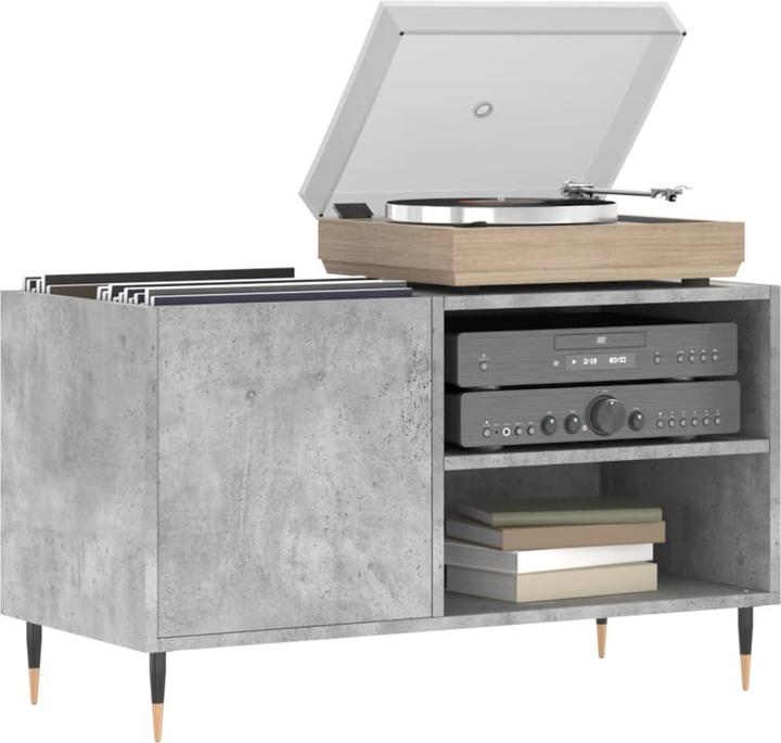 Image du produit vidaXL Plattenschrank Betongrau 85x38x48 cm Holzwerkstoff