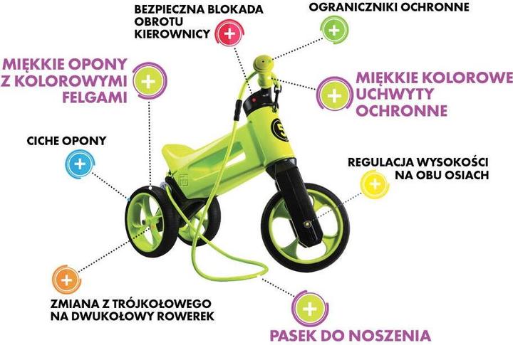 Productafbeelding Funny Wheels Leuning Grappige Wielen Ruiter Kaki