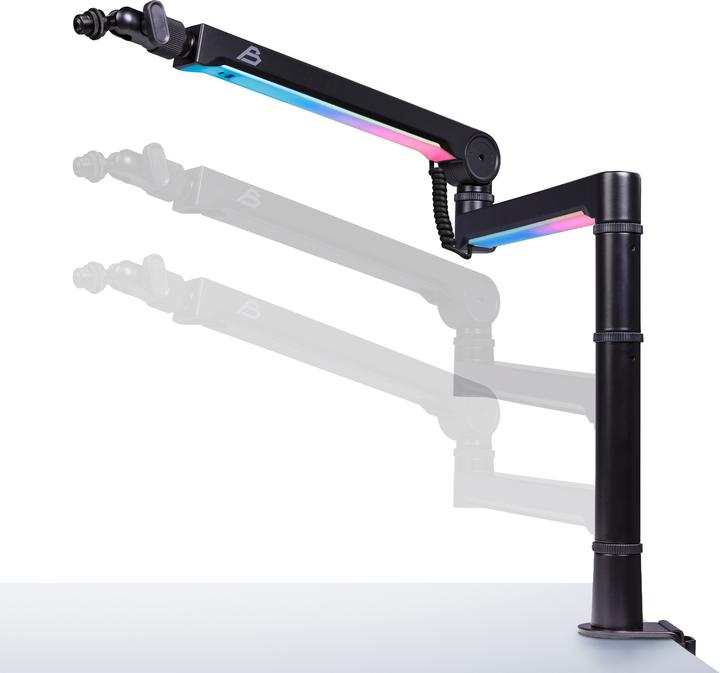 Immagine prodotto Blackstorm Mercury RGB Desk Microphone Stand with USB Cable
