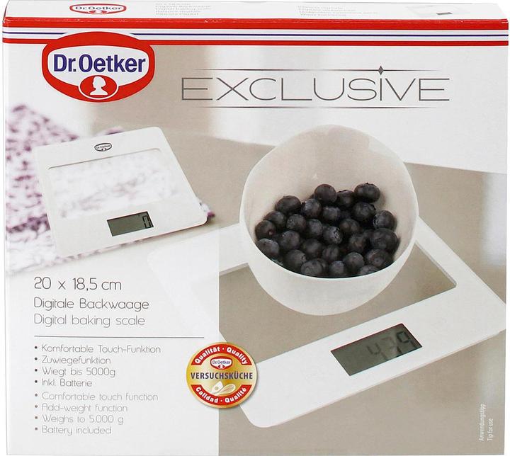 Produktbild Dr. Oetker Digitale Küchenwaage 'Exclusive'