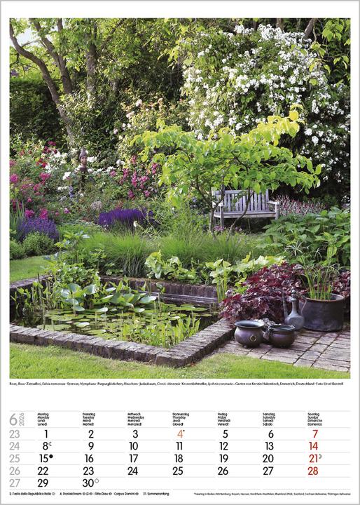 Actual product image Gartenträume 2026 (30 x 42 cm)