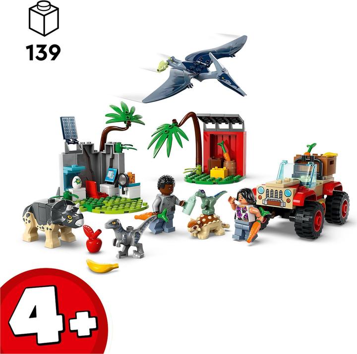 Actual product image LEGO Rescue centre for baby dinosaurs (76963, LEGO Jurassic World)