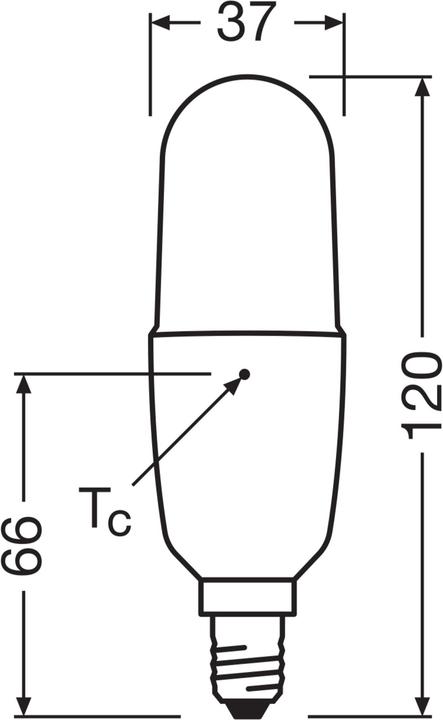 Produktbild Osram Led Star Stick (E14, 9 W, 1050 lm, 1 x, E)