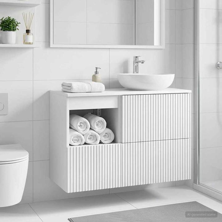 Actual product image vidaXL Badezimmerschrank (35 x 30 x 50 cm)
