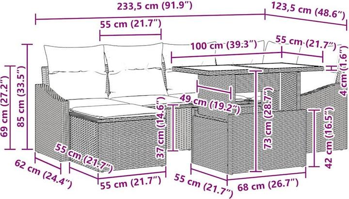 Produktbild vidaXL Kenneth