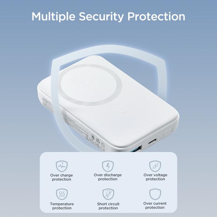 Actual product image Joyroom Mini Magnetic Wireless Powerbank (20W) (10000 mAh, 20 W, 37 Wh)