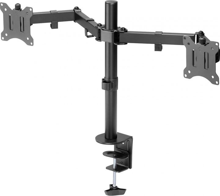 Digitus Klemmhalterung für digitale Dual-Monitore (Tisch, 32", 8 kg)
