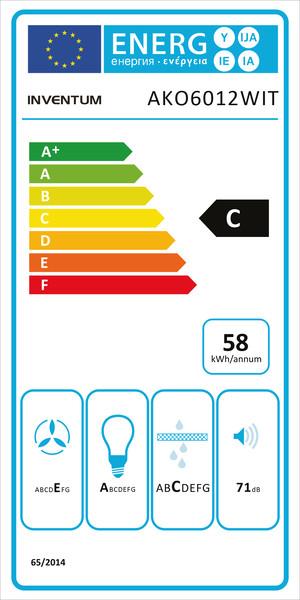 Energy Label Inventum AKO6012WIT (Wall hood)