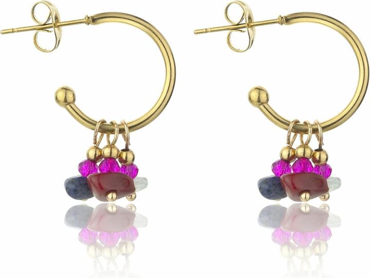 Immagine prodotto Emily Westwood Orecchini a cerchio placcati oro con pendenti EWE23039G