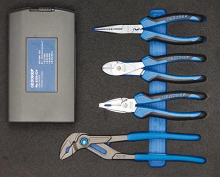 Actual product image Gedore TS-190 Tool assortment in check tool modules, 190 pieces