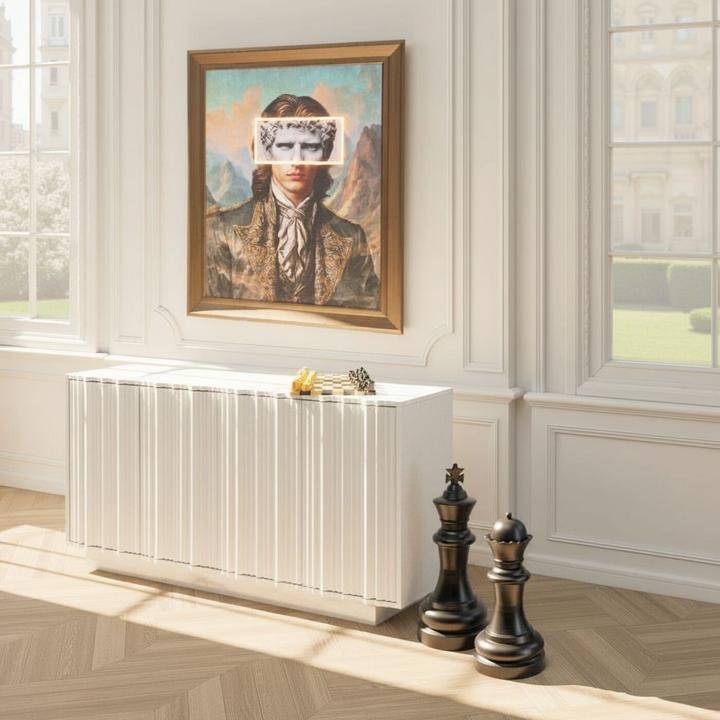 Image du produit Kare Design Sideboard Stucco Grau 152x80cm