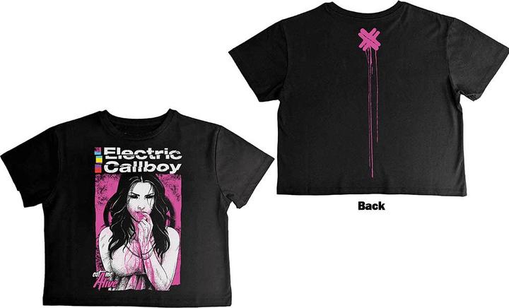 Immagine prodotto Electric Callboy Eat Me Alive Back Print Crop Top (Girlie) (S)
