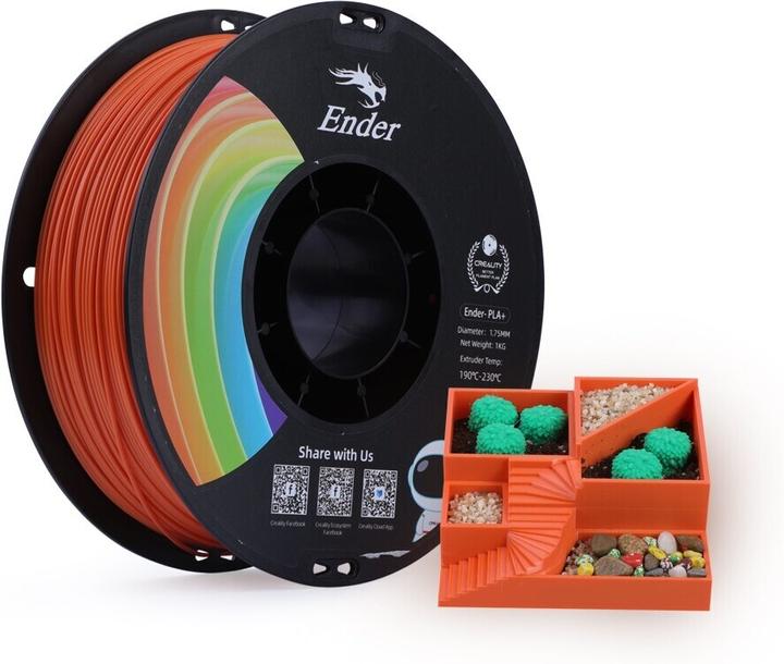 Actual product image Creality Ender (PLA+, 1.75 mm, 1000 g, Orange)
