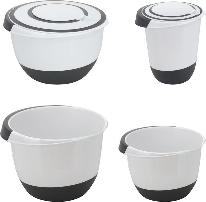 Mojawo Rührschüssel Mixschüssel Schüssel 3,5L,5L,1,5L, 2L (5 l, 1 x)