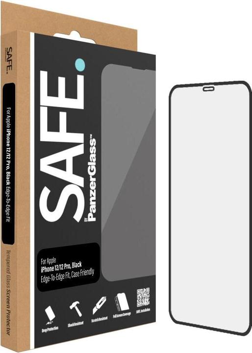 Safe. Screen protector Case Friendly (1 Piece, Apple iPhone 12, Realme 12 Pro+)