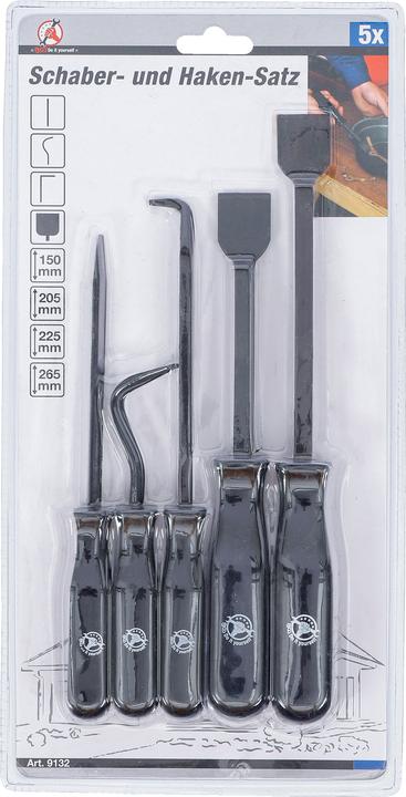 Actual product image BGS Scraper and Hook Set 5 pcs.