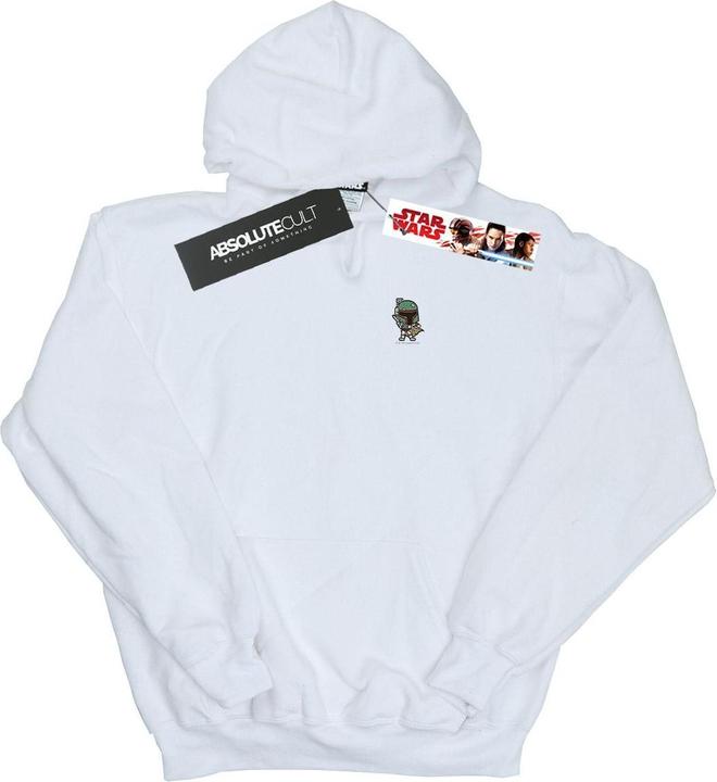 Immagine prodotto Star Wars Boba Fett Chest Print Felpa con Cappuccio Uomo (XXL)