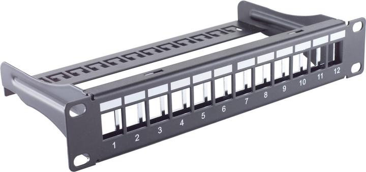 Immagine prodotto Shiverpeaks Pannello Keystone ®-BASIC-S--10", 12 vie, 1U, STP, nero