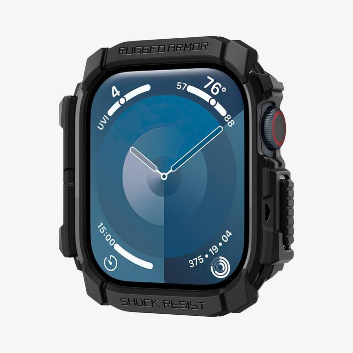 Actual product image Spigen Rugged Armor Apple Watch 10 42mm czarny/black ACS08585