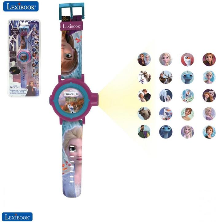 Actual product image Lexibook Disney Frozen - Digital Projection Watch (DMW050FZ) (English)