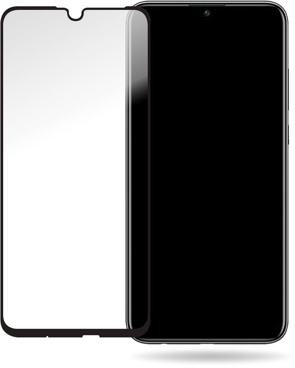 Actual product image Mobilize Black frame glass (1 Piece, Huawei P Smart (2020))