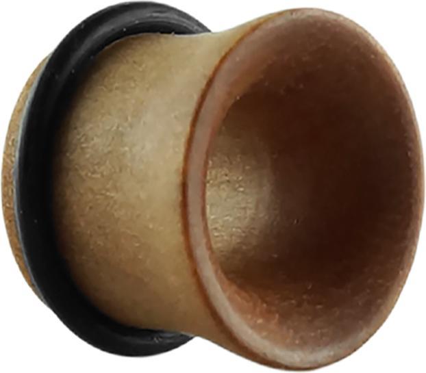 Immagine prodotto Star Piercing Tunnel svasato in legno Sawo con O-Ring (senza ottone, Organico)