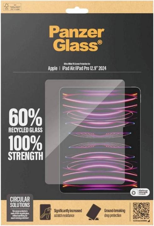 Produktbild PanzerGlass Screen Protector iPad Air 13" (2024-2025)/ Pro 13" (2024-2025) (1 Stk., Apple iPad Air 13 2024, Apple iPad Air 13 2025, Apple iPad Pro 13 2024, Apple iPad Pro 13 2025)
