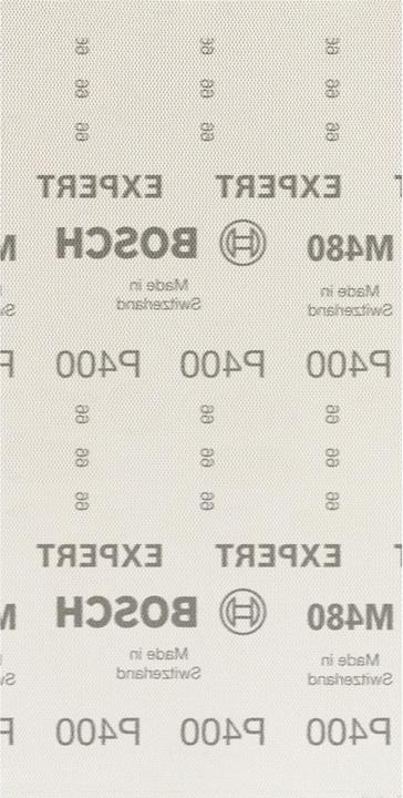 Immagine prodotto Bosch Professional Zubehör Expert M480 Rete di levigatura per levigatrice orbitale, 115x 230 mm, G 400, 50 pezzi. (400)