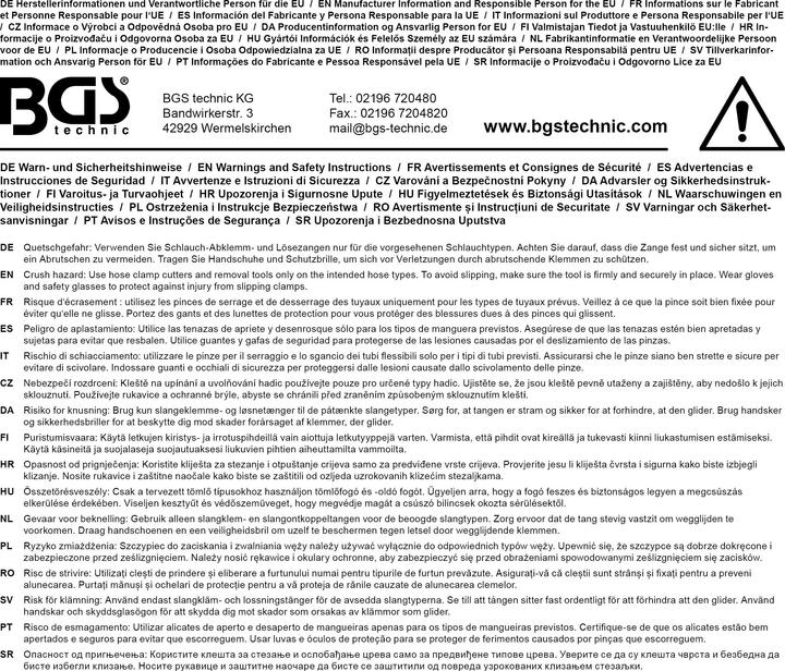 Produktbild BGS Stahlleitungs-Verschlussklemmen-Satz 4-tlg.