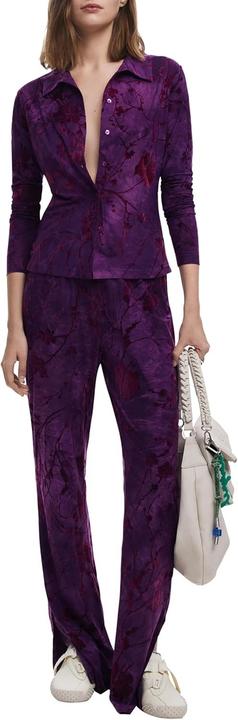 Immagine prodotto Desigual Camicia a Maniche Lunghe Donna Viola (XS)