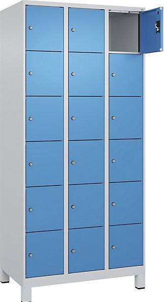Actual product image kaiserkraft 6-compartment locker Evolo PLUS (90 cm, 195 cm)