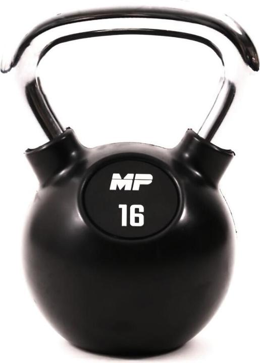 Produktbild Muscle Power Kettlebell Gummi Chrom