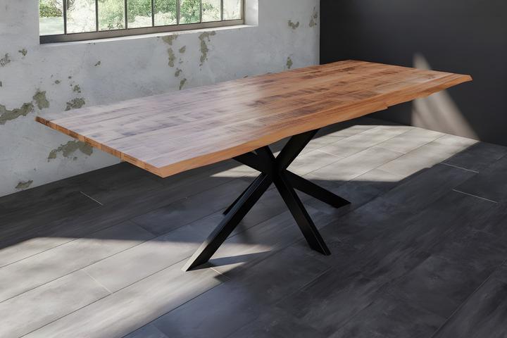 Produktbild SAM DORA U Baumkante massiv Mango (200 x 100 x 77 cm)