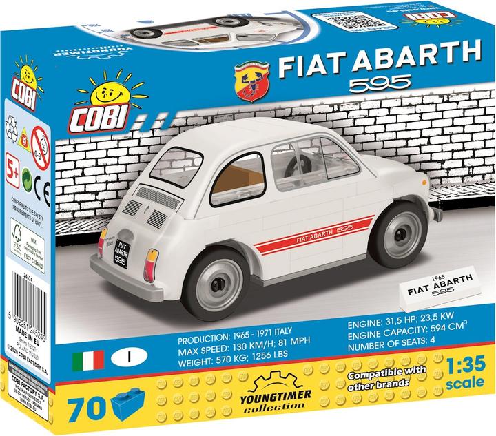 Actual product image Cobi Fiat Abarth pcs
