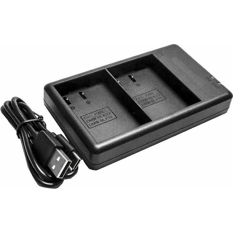 CoreParts Charger for Panasonic Camera (Ladegerät), Kamera Stromversorgung, Schwarz