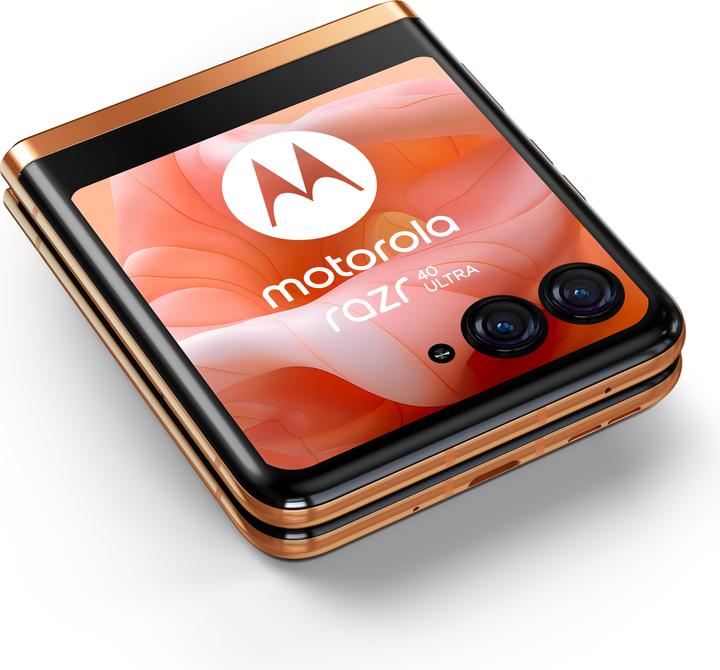 Produktbild Motorola Razr 40 Ultra (256 GB, Peach Fuzz, 6.90", SIM + eSIM, 5G)