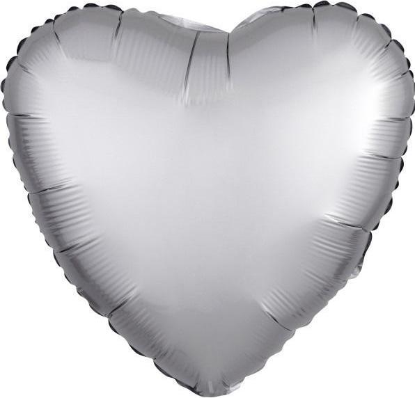 Produktbild Amscan Standard Silk Lustre Silber Folienballon Stern C16 (10 x)