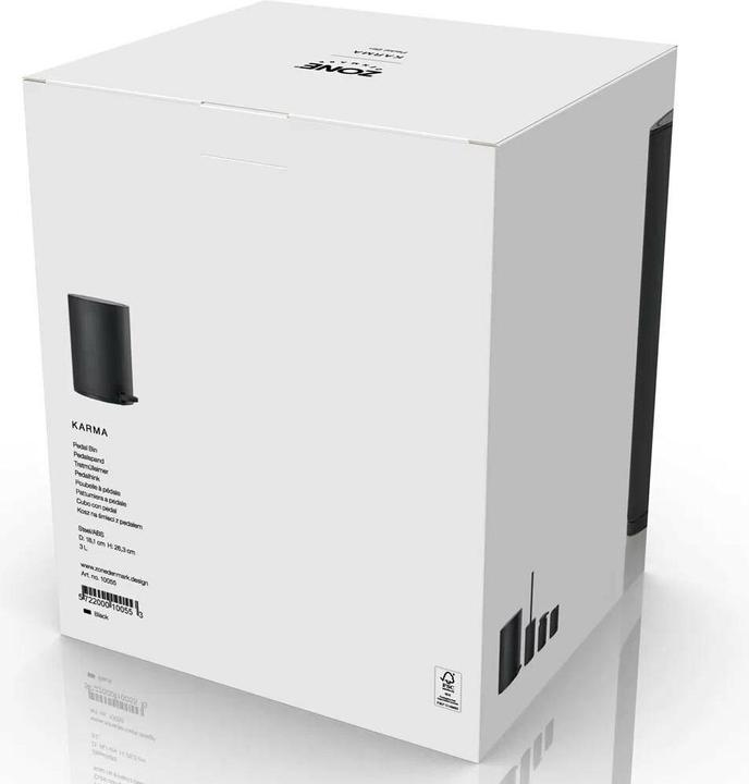 Produktbild F&R Pedaleimer Karma 3 liter Black (3 l)