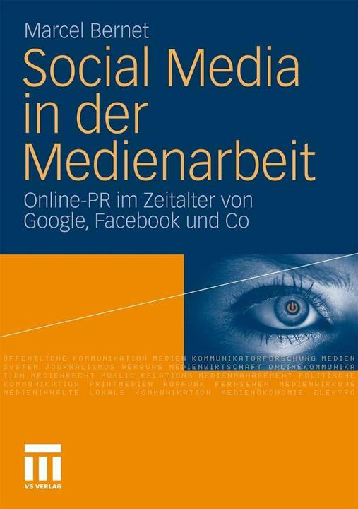 Produktbild Social Media in der Medienarbeit (Deutsch, Marcel Bernet, 2010)